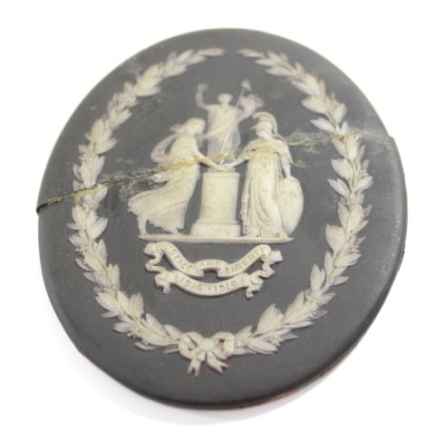 Set 3 Wedgwood Jasperware Oval Portrait Plaques - Image 2 of 7