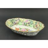 Porcelain Oval Handpainted Bowl