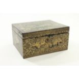 Chinese Lacquerware Tea Poy Box