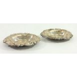 Pair Gorham Sterling Silver Art Nouveau Dishes