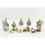 Group Royal Doulton & Crown Derby Porcelain Pieces