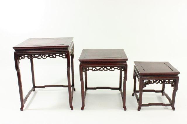 Chinese Lot of Pedestals & Stands - Image 3 of 7