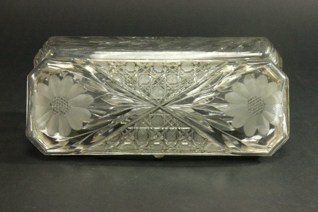 American Cut Crystal Glove Box - Image 4 of 4