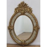 :Rococo Style Beveled Glass Mirror