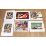 6 Lithographs