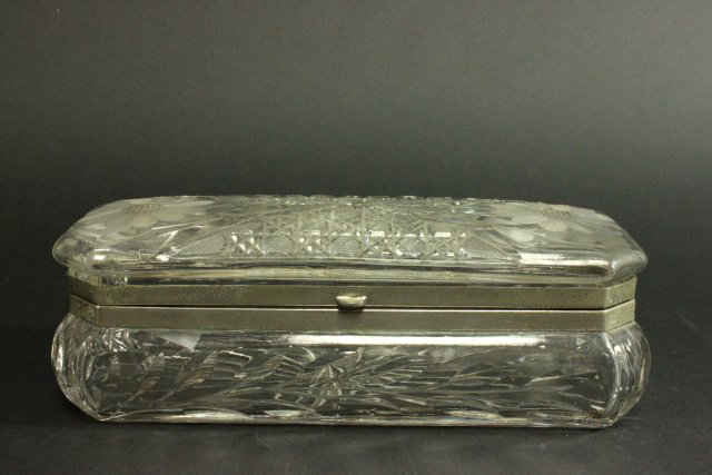 American Cut Crystal Glove Box - Image 2 of 4