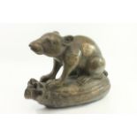 Chinese Bronze Rat