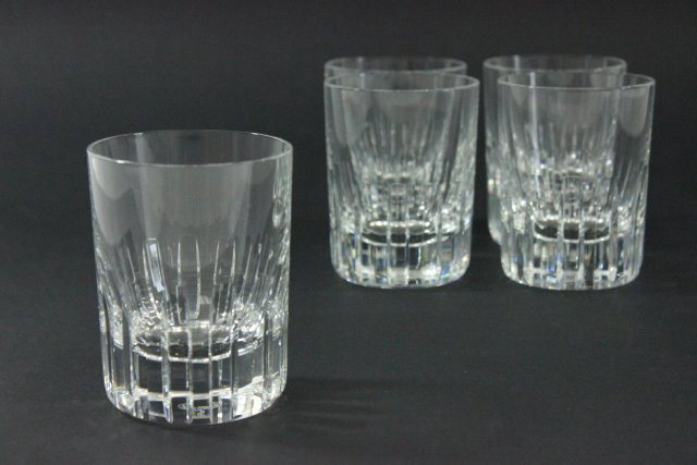 Lot 5 French Baccarat Rotary Tumblers