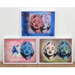 Roy Eder, 3 Pop Art Prints of Marilyn Monroe