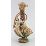 Teplitz Figural Pottery Vase