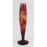 Galle Art Glass Cameo Vase