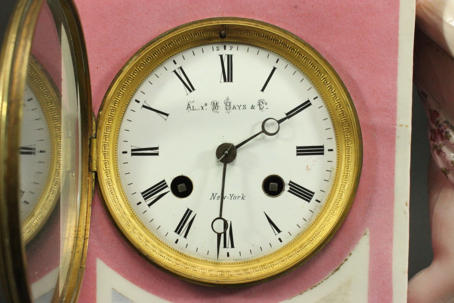 Porcelain Figural Clock - Image 4 of 9