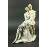 Lladro Ballerina Couple Figurine