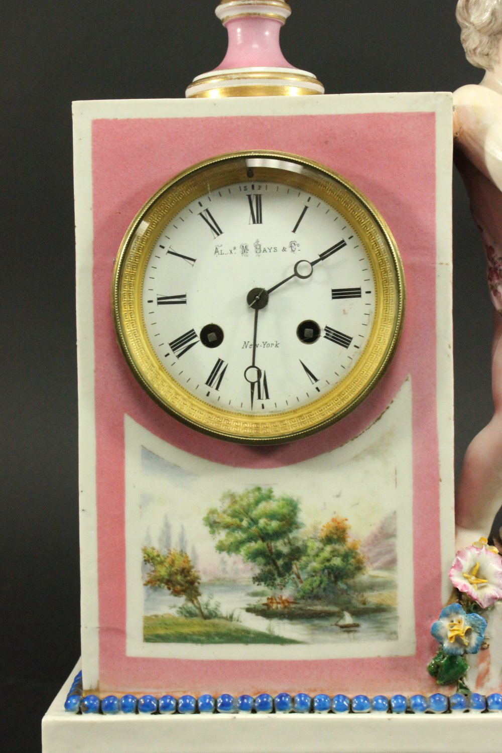 Porcelain Figural Clock - Image 3 of 9