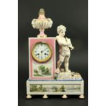 Porcelain Figural Clock