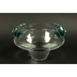 Lalique Persepolis Bowl with Turquoise