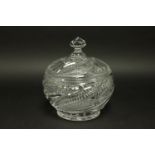 Cutglass Covered Punch Bowl