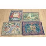 4 French Tapestries After the Antique