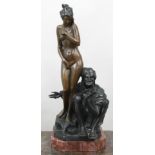 Arab Slave Seller Bronze Sculpture