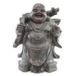 Antique Chinese Carved Wood Buddha