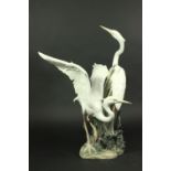 Lladro Porcelain Figurine of Herons #1319