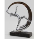 Metal Figure of Scarf Dancer