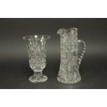 2 Crystal Glass Pieces