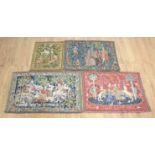 4 French Tapestries After the Antique