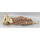 :Carving of Magdalene Reclining Holding a Skull