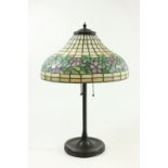 Handel Slag Glass Shade Lamp