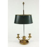 :19th Century Bronze Bouillotte Lamp