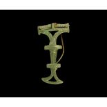 Iron Age Double Barred Brooch