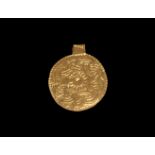 Pre-Viking Scandinavian Gold Bracteate