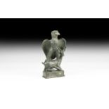 Roman Eagle with Deer Statuette