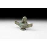 Roman Double Oil Lamp