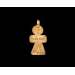 Phoenician Gold Tanit Penant