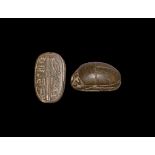 Egyptian Inscribed Scarab