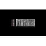 Old Babylonian Cylinder Seal with Ishtar & Lamma