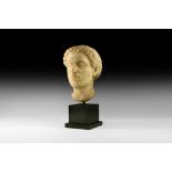 Roman Marble Head of a Nobleman