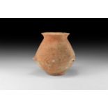 Bronze Age Holy Land Vessel with Ledge Handles