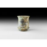 Roman Iridescent Glass Beaker