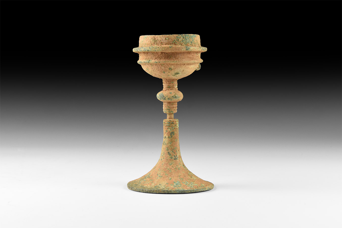 Western Asiatic Luristan Pedestal Oil Lamp