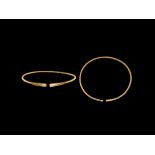 Scythian Gold Clad Rope Torc