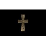 Post Medieval Reliquary Cross Pendant