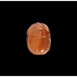 Egyptian Carnelian Scarab