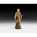 Large Wooden Statue of St Francis of Assisi