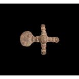 Roman Military Belt Fitting with Cross