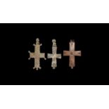 Byzantine Reliquary Cross Pendant Collection