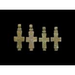 Byzantine Reliquary Cross Pendant Group