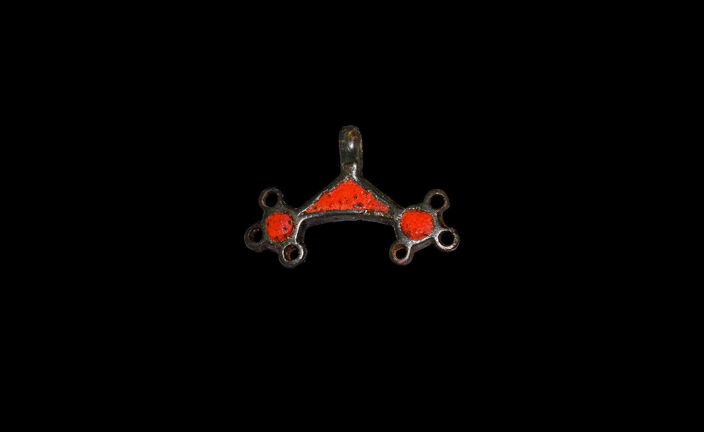 Iron Age Enamelled Pendant